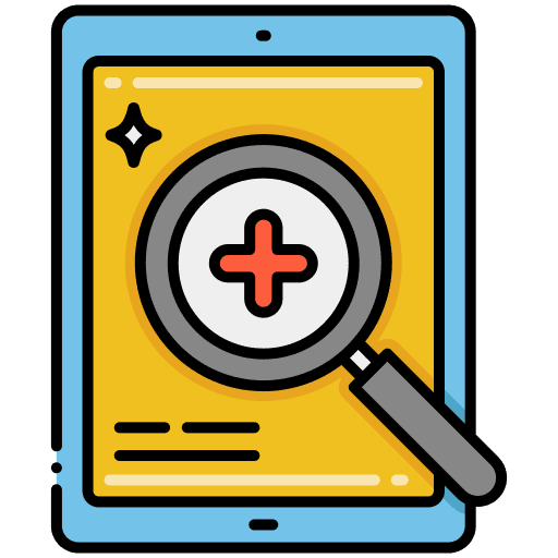 Zoom in plus magnifying glass ui icon