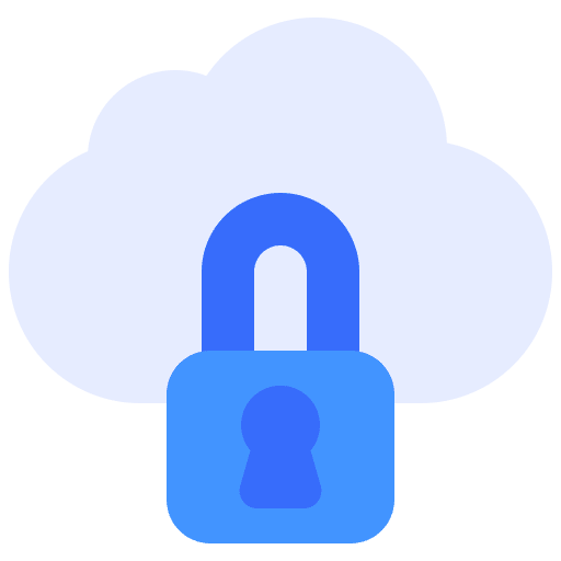 Cloud protection cloud cloud lock icon Cloud protection cloud cloud lock icon