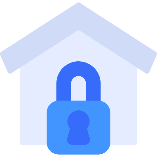 Home security secure private icon