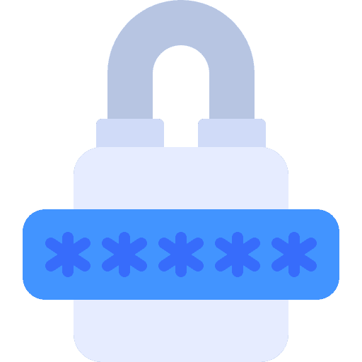 Password lock correct password icon Password lock correct password icon