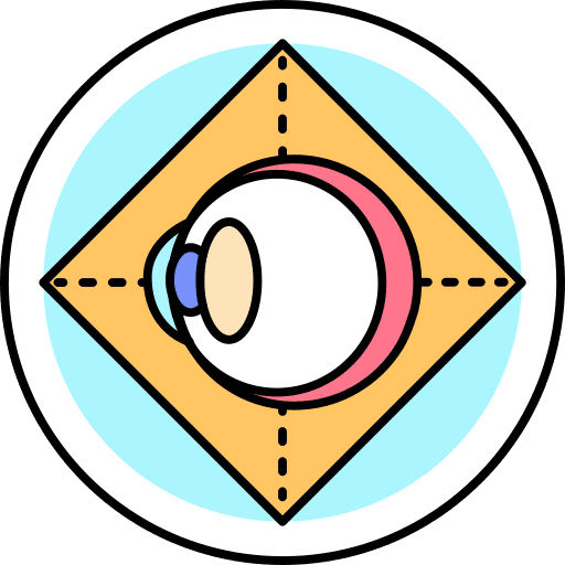 Ophtalmology healthcare and medical eyeball anatomy icon Ophtalmology healthcare and medical eyeball anatomy icon