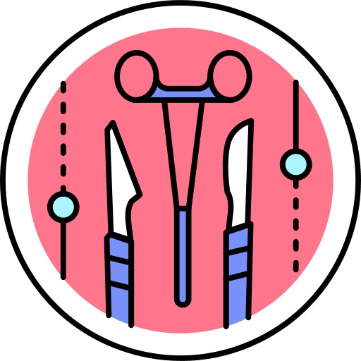 Surgery scalpel operation healthcare and medical icon Surgery scalpel operation healthcare and medical icon
