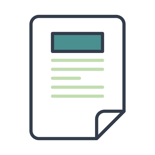 Document archive text document icon