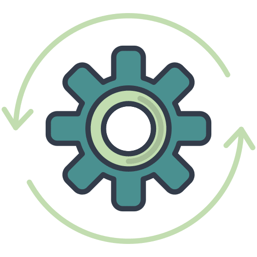 Gear cogwheel ui implement icon Gear cogwheel ui implement icon