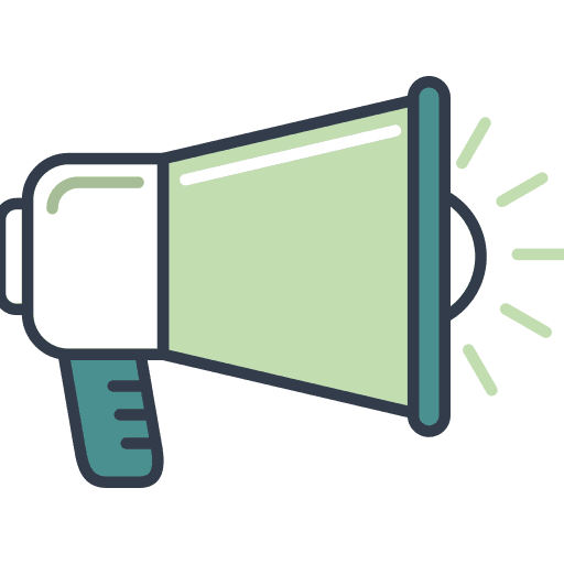 Megaphone communications loudspeaker shout icon
