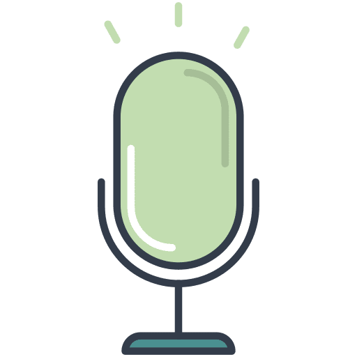 Microphone electronics device radio icon Microphone electronics device radio icon