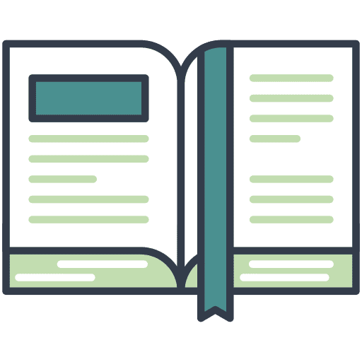 Book bookmark text book icon