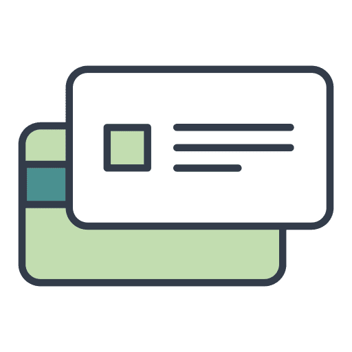 Credit card debit card business and finance pay card icon