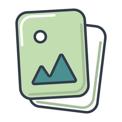 Photo album picture landscape photo album icon