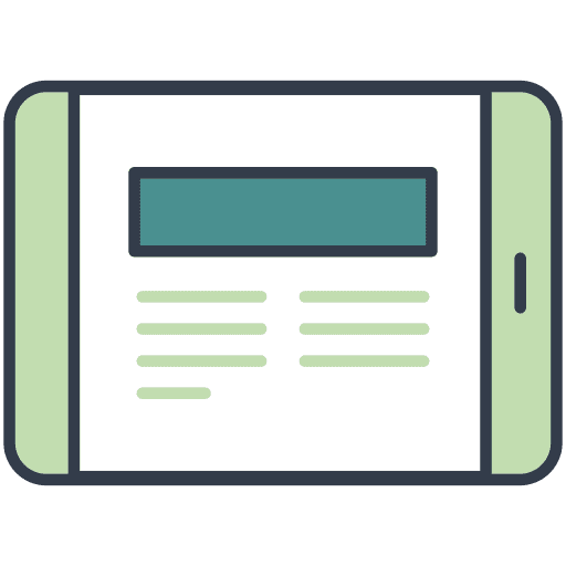 Tablet tablet ui digital icon Tablet tablet ui digital icon