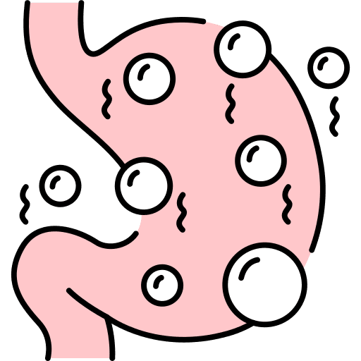 Stomach healthcare and medical organ sickness icon