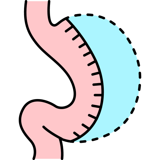 Stomach healthcare and medical stomach surgery icon Stomach healthcare and medical stomach surgery icon