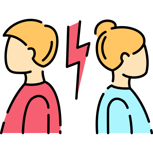 Abuse conflict abuse people icon