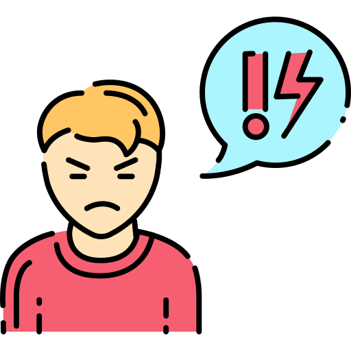 Abuse people harmful family icon