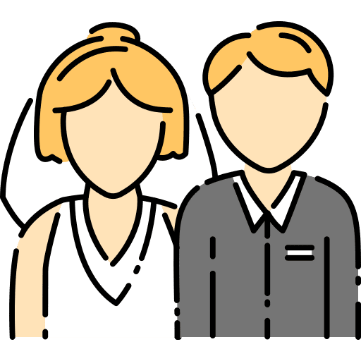 Couple wedding family couple icon