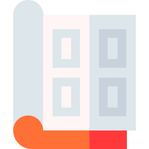 Comic magazine comic education icon