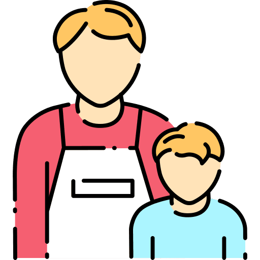 Single father single father family father icon