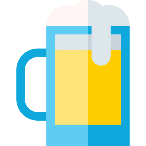 Beer pint of beer beer mug fast food icon