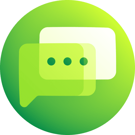 Communications chat speech bubble communications icon