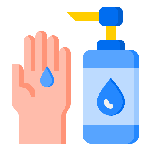 Hand wash hand wash gesture health and care icon