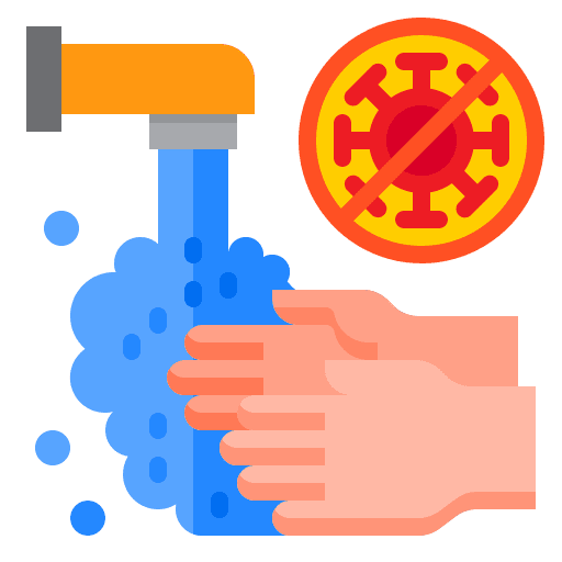 Hand washing washing hands gesture coronavirus icon