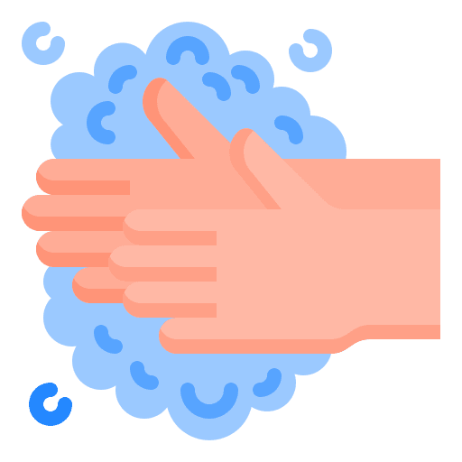 Hand washing washing hands health and care hand washing icon