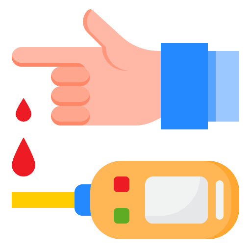 Blood test blood sample blood chemistry icon