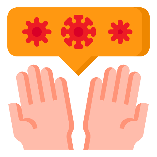 Hand wash gesture virus covid 19 icon