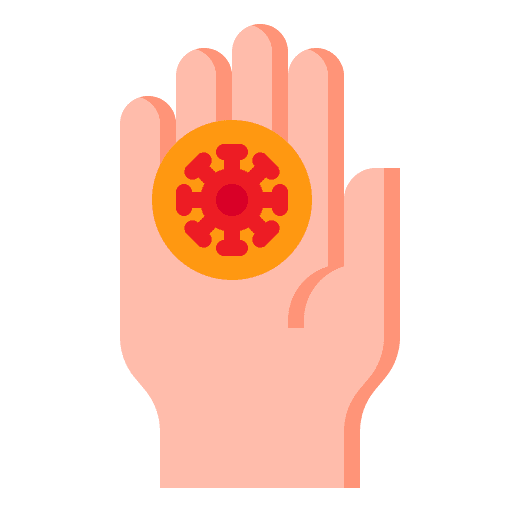 Covid-19 dirty hands coronavirus covid 19 icon
