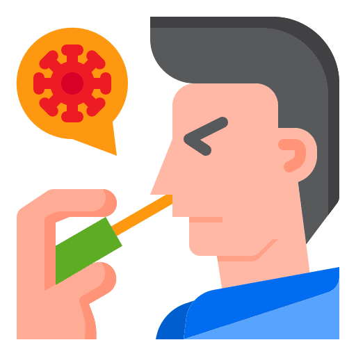 Swab healthcare and medical swab health and care icon