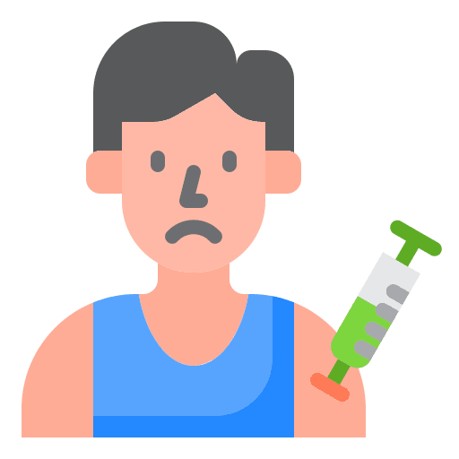 Syringe virus healthcare and medical medical icon