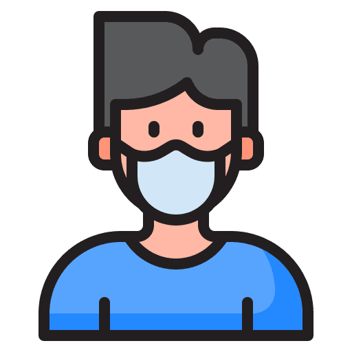 Face mask coronavirus protect virus icon Face mask coronavirus protect virus icon