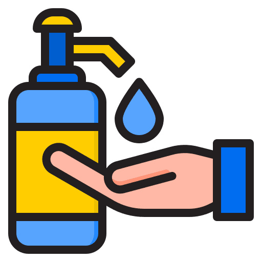 Hand wash gesture hygiene healthcare and medical icon Hand wash gesture hygiene healthcare and medical icon
