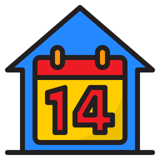Quarantine coronavirus home quarantine icon Quarantine coronavirus home quarantine icon