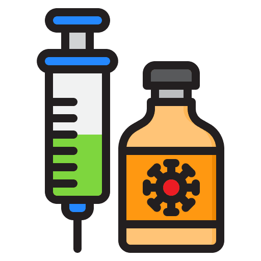 Syringe coronavirus healthcare and medical syringe icon Syringe coronavirus healthcare and medical syringe icon