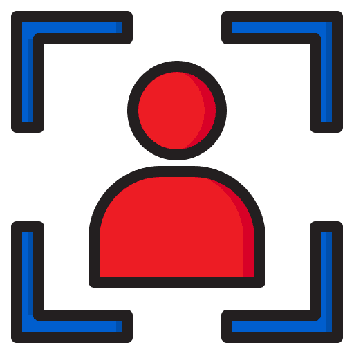 Face detection face detection ui mode icon