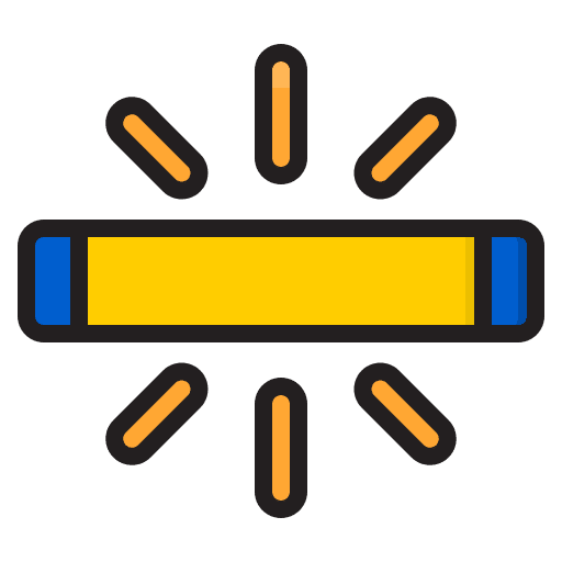 Fluorescent light fluorescent light bulb interface icon