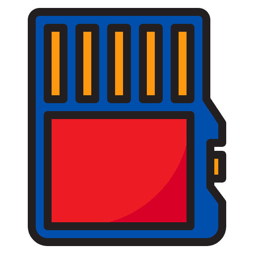 Sd card micro sd electronics memory card icon