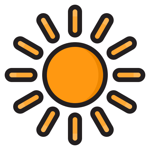 Sunny ui interface sun icon