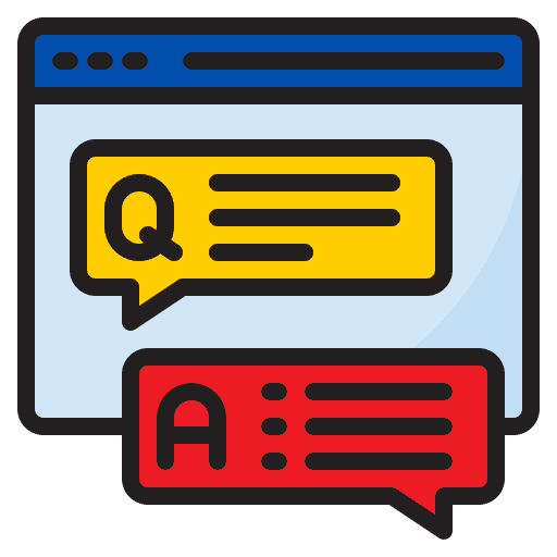 Conversation speech bubble interview computer icon Conversation speech bubble interview computer icon