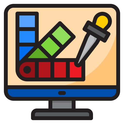 Graphic design website dropper graphic design icon Graphic design website dropper graphic design icon