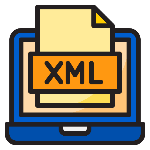 Xml file interface xml format xml icon