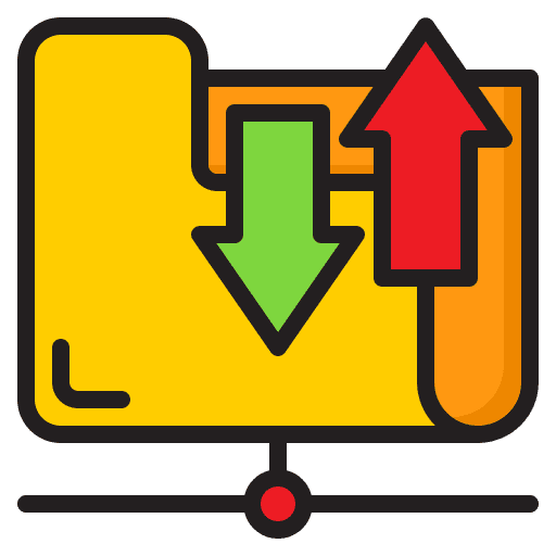 Folder sharing file network file sharing icon Folder sharing file network file sharing icon