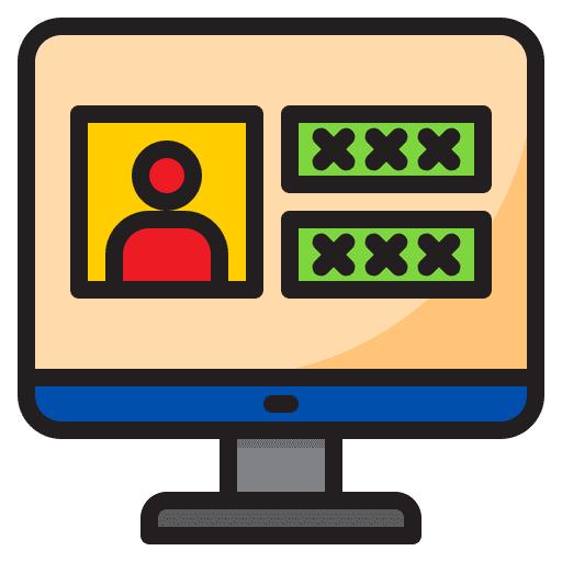 Login register access log in icon Login register access log in icon