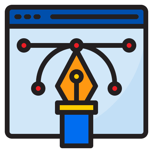 Web design graphic design graphic tool web development icon Web design graphic design graphic tool web development icon