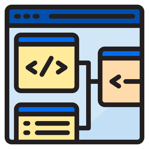 Web development programmer programing web development icon Web development programmer programing web development icon