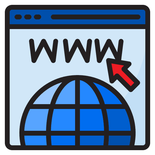 Www world wide web domains web development icon Www world wide web domains web development icon