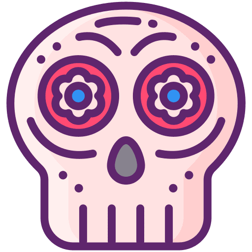 Dia de muertos hat day of the dead dia de muertos icon