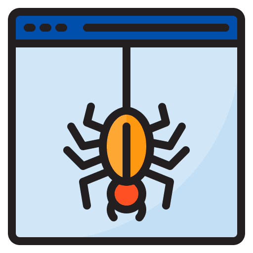 Malware virus system seo and web icon Malware virus system seo and web icon