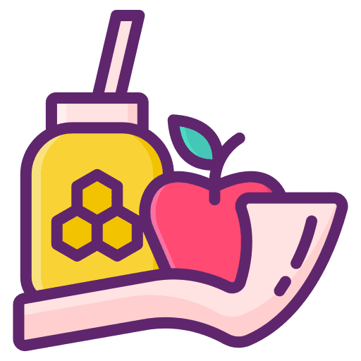 Rosh hashanah event rosh hashanah celebration icon
